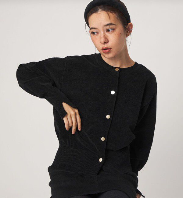UNITED ARROWS green label relaxing「【結論シリーズ】ふれてモールニットカーデ」|カーディガン|