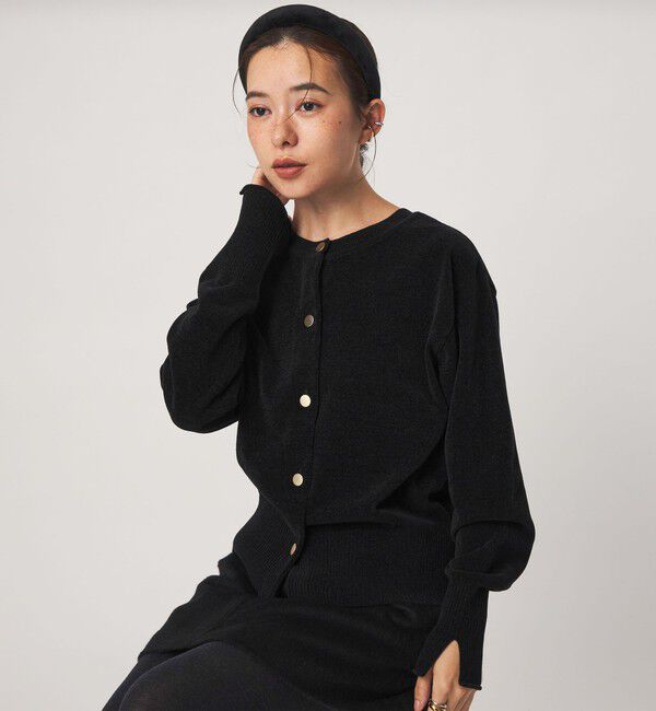 UNITED ARROWS green label relaxing「【結論シリーズ】ふれてモールニットカーデ」|カーディガン|