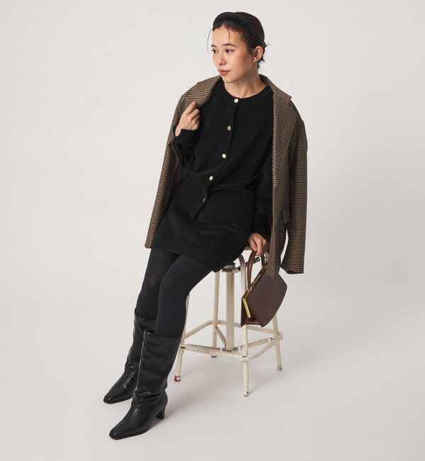 UNITED ARROWS green label relaxing「【結論シリーズ】ふれてモールニットカーデ」|カーディガン|