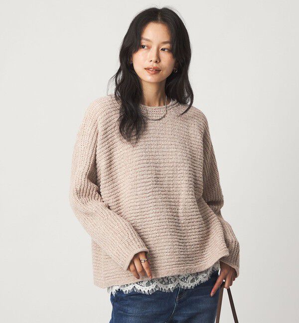 UNITED ARROWS green label relaxing「テープ モール ニット プルオーバー」|ニット・セーター|