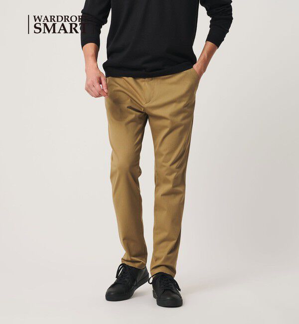 BEAUTY&YOUTH UNITED ARROWS「【WEB限定 WARDROBE SMART】ワンダーシェイプ スキニーパンツ」|チノ|BEIGE