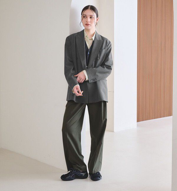 BEAUTY&YOUTH UNITED ARROWS「毛ポリエステルブレンド トロピカル ダブルジャケット」|テーラードジャケット|