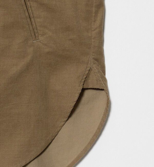 BEAUTY&YOUTH UNITED ARROWS「コットンコーデュロイ スキッパーチュニック」|シャツ・ブラウス|
