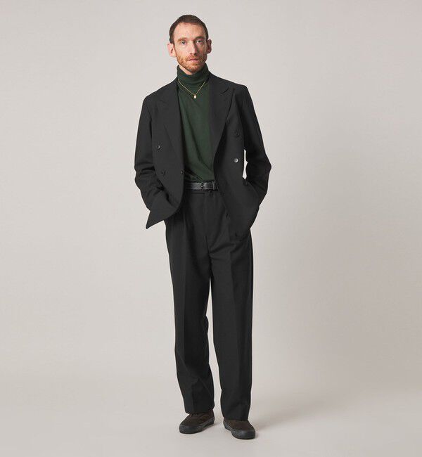 STEVEN ALAN「＜Steven Alan＞ ヴィンテージツイル インツープリーツ ドレス トラウザーズ II」|スラックス|