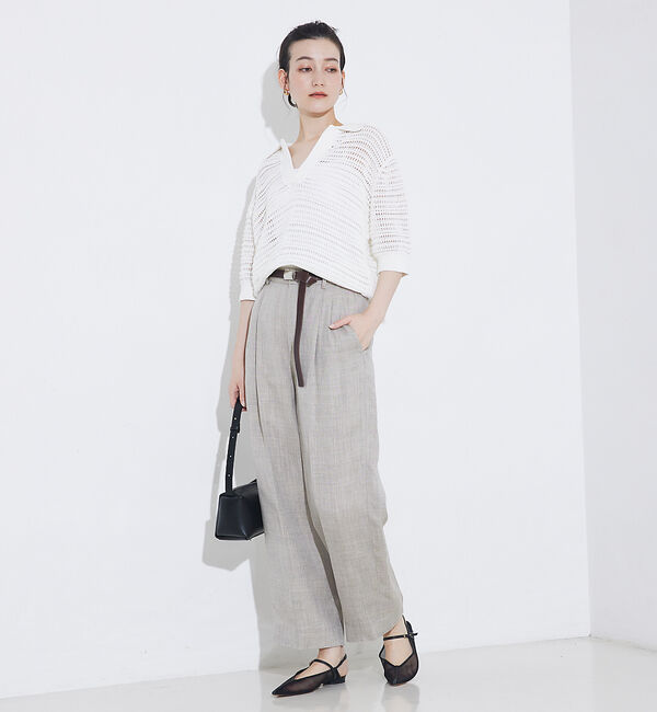 qualite「【セットアップ対応】ミックスカラーラミーパンツ」|その他|