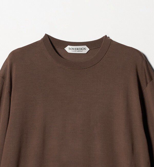 UNITED ARROWS「＜SOVEREIGN＞ハイゲージ クルーネックニット」|ニット・セーター|