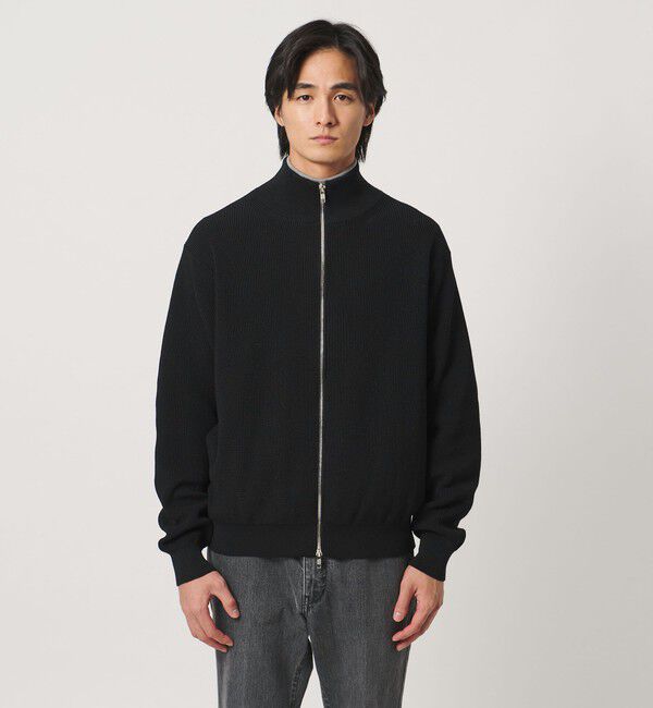 UNITED ARROWS「アイビー ポリエステル/ウール ドライバーズニット」|カーディガン|