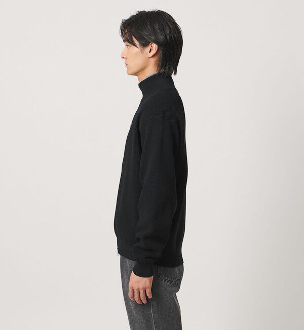 UNITED ARROWS「アイビー ポリエステル/ウール ドライバーズニット」|カーディガン|