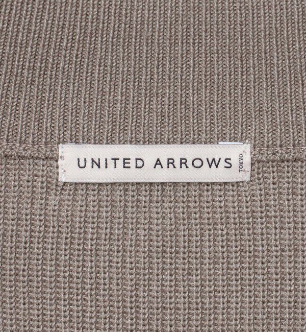 UNITED ARROWS「アイビー ポリエステル/ウール ドライバーズニット」|カーディガン|