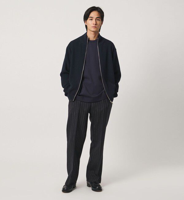 UNITED ARROWS「アイビー ポリエステル/ウール ドライバーズニット」|カーディガン|