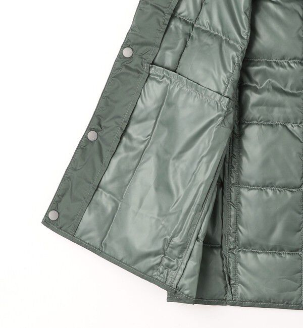 UNITED ARROWS green label relaxing「＜TAION＞ベーシック Vネックボタン インナーダウンベスト / キッズ  110cm-130cm」|ダウンベスト・ベスト|