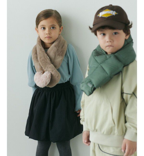 UNITED ARROWS green label relaxing「＜TAION＞ベーシック ダウンマフラー / キッズ  」|マフラー|