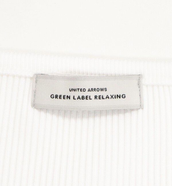UNITED ARROWS green label relaxing「ブライトリブ デコルテ フレンチスリーブ プルオーバー カットソー」|Tシャツ・カットソー|