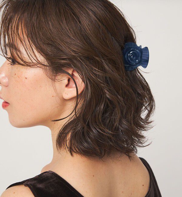 UNITED ARROWS green label relaxing「＜SUI AVA＞ローズ クリップ」|その他|NAVY