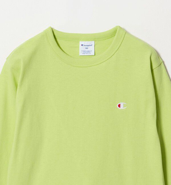 UNITED ARROWS green label relaxing「【WEB限定】＜Champion＞ワンポイント ロングスリーブ Tシャツ / キッズ 140cm-160cm」|Tシャツ・カットソー|