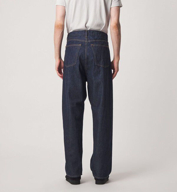 UNITED ARROWS green label relaxing「FINE BASIC スライバー デニム ワイド パンツ」|デニム|