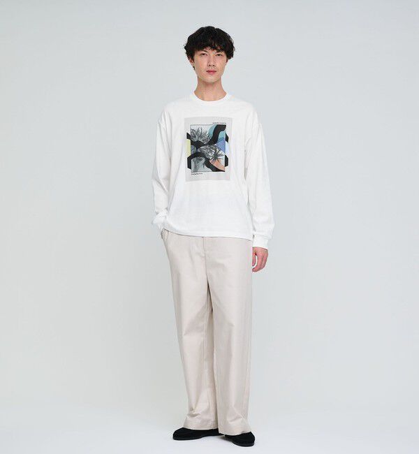 UNITED ARROWS green label relaxing「＜Phospho Graphica＞グラフィック 長袖 Tシャツ カットソー」|Tシャツ・カットソー|