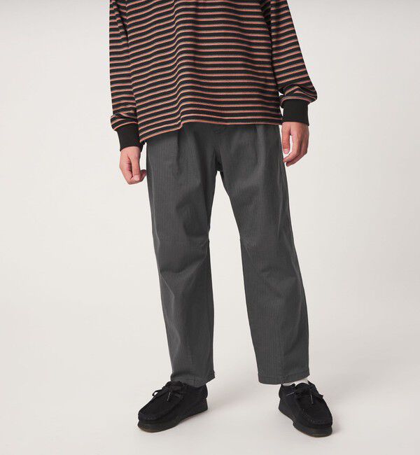 UNITED ARROWS green label relaxing「【スタメンシリーズ】ストレッチ ヘリンボーン カーブパンツ / キッズ 100cm-160cm」|チノ|