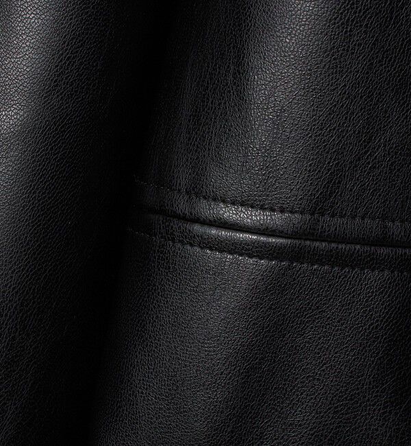 UNITED ARROWS green label relaxing「【WEB限定】＜at ease＞レザーライク ブルゾン」|その他|