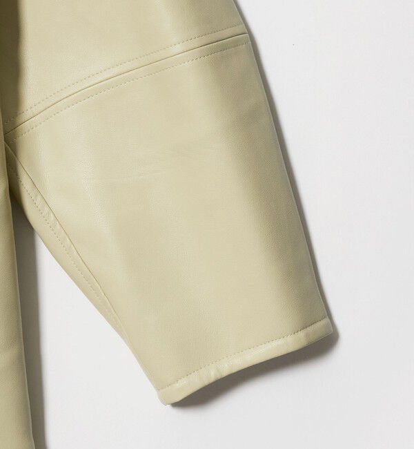 UNITED ARROWS green label relaxing「【WEB限定】＜at ease＞レザーライク ブルゾン」|その他|