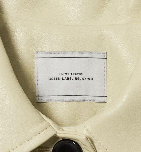UNITED ARROWS green label relaxing「【WEB限定】＜at ease＞レザーライク ブルゾン」|その他|