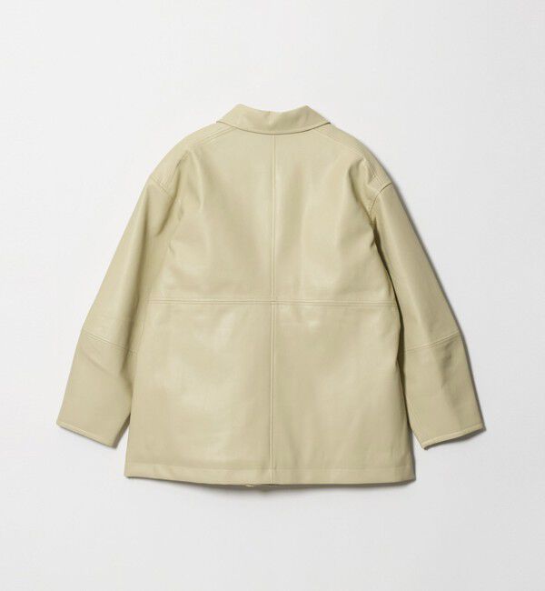UNITED ARROWS green label relaxing「【WEB限定】＜at ease＞レザーライク ブルゾン」|その他|