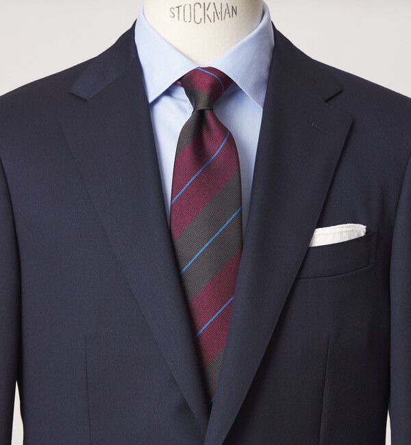 UNITED ARROWS green label relaxing「GLR JAPAN VINTAGE 8.0cm ストライプ3 ネクタイ」|ネクタイ・蝶ネクタイ|WINE