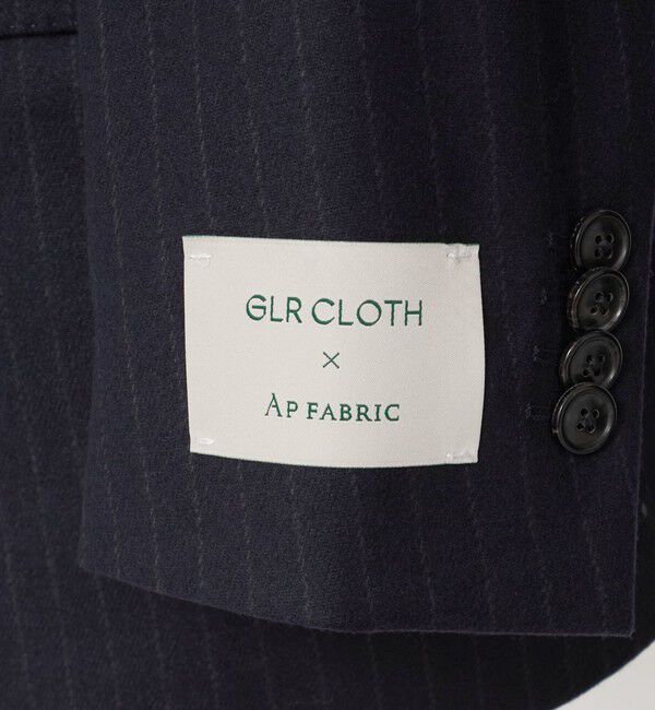 UNITED ARROWS green label relaxing「GLR CLOTH フラノ ダブルブレスト 6B R/RG セットアップジャケット」|テーラードジャケット|
