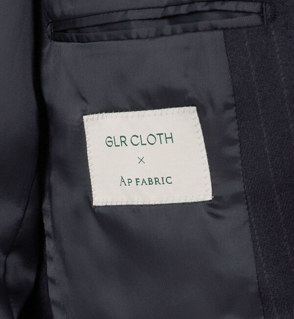 UNITED ARROWS green label relaxing「GLR CLOTH フラノ ダブルブレスト 6B R/RG セットアップジャケット」|テーラードジャケット|