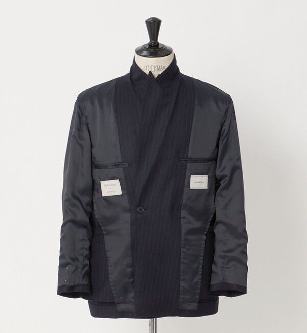 UNITED ARROWS green label relaxing「GLR CLOTH フラノ ダブルブレスト 6B R/RG セットアップジャケット」|テーラードジャケット|