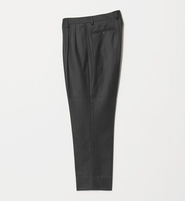 UNITED ARROWS green label relaxing「GLR CLOTH フラノ RLX/RG 2プリーツ スラックス セットアップパンツ」|スラックス|