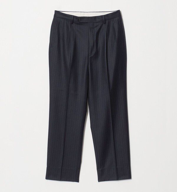 UNITED ARROWS green label relaxing「GLR CLOTH フラノ RLX/RG 2プリーツ スラックス セットアップパンツ」|スラックス|