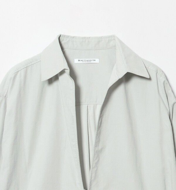 BEAUTY&YOUTH UNITED ARROWS「コットンコーデュロイ スキッパーチュニック」|シャツ・ブラウス|