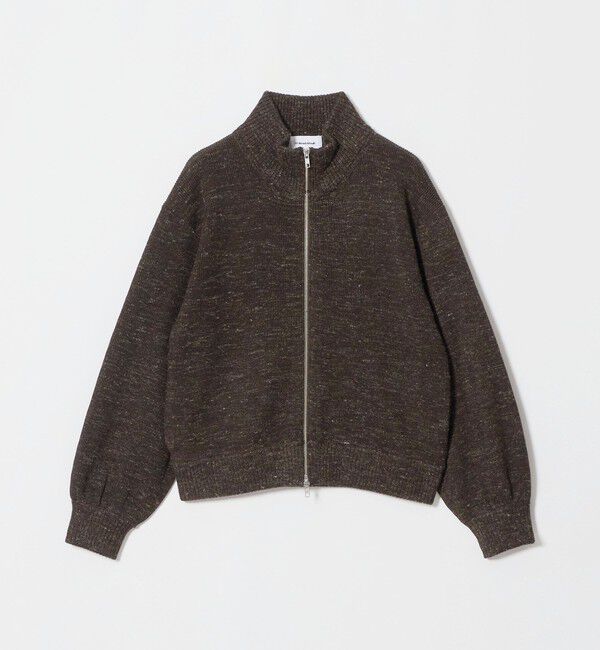 BEAUTY&YOUTH UNITED ARROWS「ハイネック ジップ カーディガン」|カーディガン|DK.BROWN