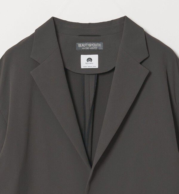 BEAUTY&YOUTH UNITED ARROWS「KOMATSU PACK URK リラックス ジャケット ストレッチ セットアップ対応 裏起毛」|テーラードジャケット|