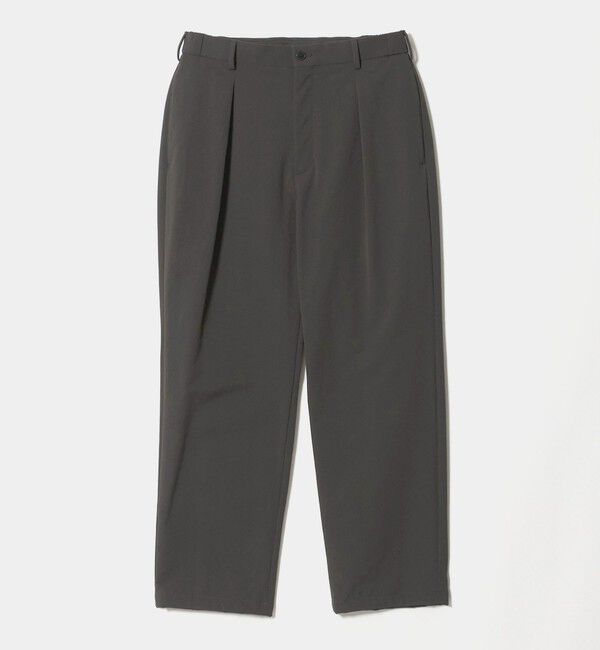 BEAUTY&YOUTH UNITED ARROWS「KOMATSU PACK URK 1プリーツ テーパード パンツ NO.9 ストレッチ セットアップ対応 裏起毛」|チノ|