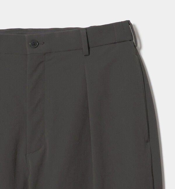 BEAUTY&YOUTH UNITED ARROWS「KOMATSU PACK URK 1プリーツ テーパード パンツ NO.9 ストレッチ セットアップ対応 裏起毛」|チノ|