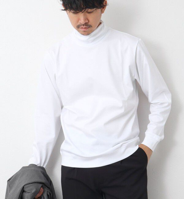 NOLLEY'S goodman「《ビジカジ対応》シルケットスムース タートルネック ドレスロンT 26AW」|Tシャツ・カットソー|