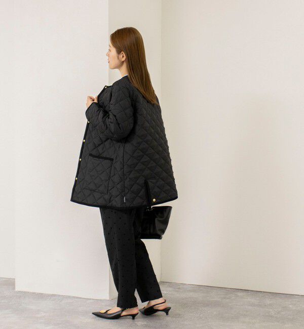 NOLLEY'S「【Traditional WeatherWear/トラディショナルウェザーウェア】ARKLEY A-LINE MIDDLE」|ノーカラーコート|