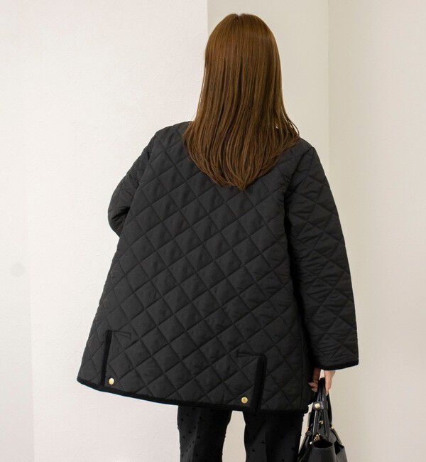 NOLLEY'S「【Traditional WeatherWear/トラディショナルウェザーウェア】ARKLEY A-LINE MIDDLE」|ノーカラーコート|