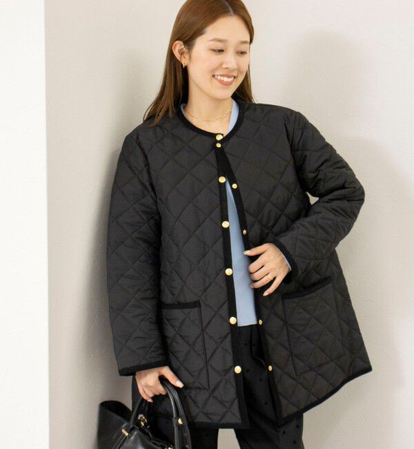 NOLLEY'S「【Traditional WeatherWear/トラディショナルウェザーウェア】ARKLEY A-LINE MIDDLE」|ノーカラーコート|