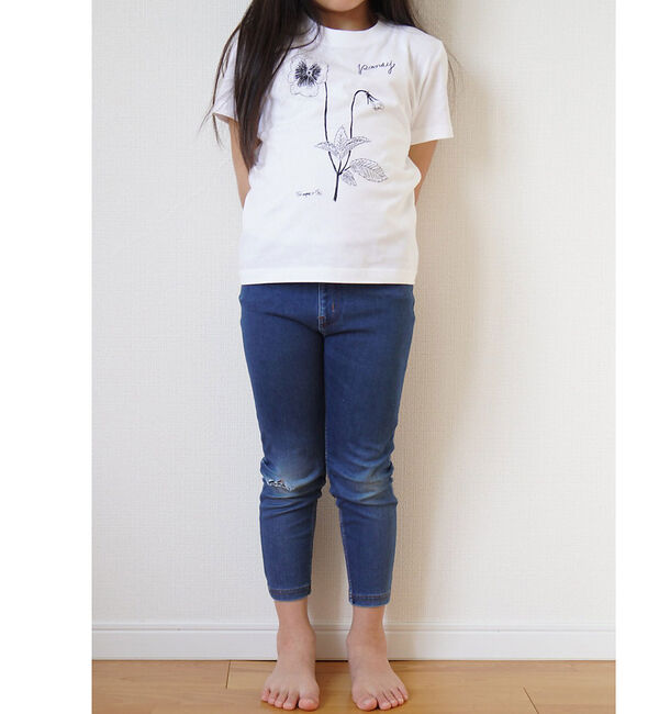 qualite「【限定】0501PansyTシャツ kids」|Tシャツ・カットソー|