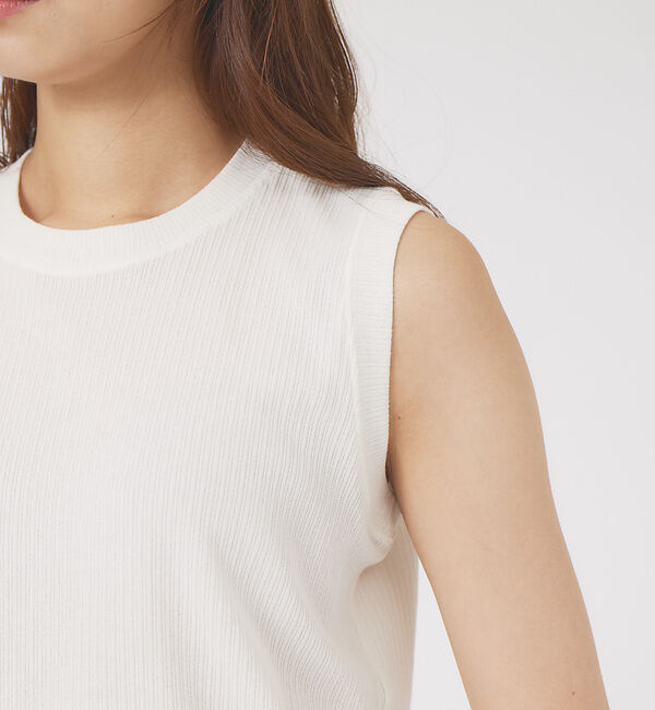 qualite「ツィストテレコノースリーブ」|Tシャツ・カットソー|