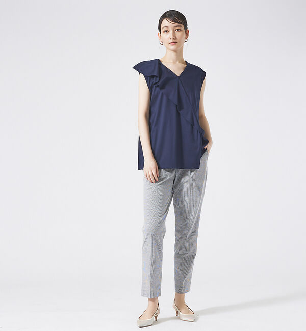 qualite「アシメフレアカットソー」|Tシャツ・カットソー|