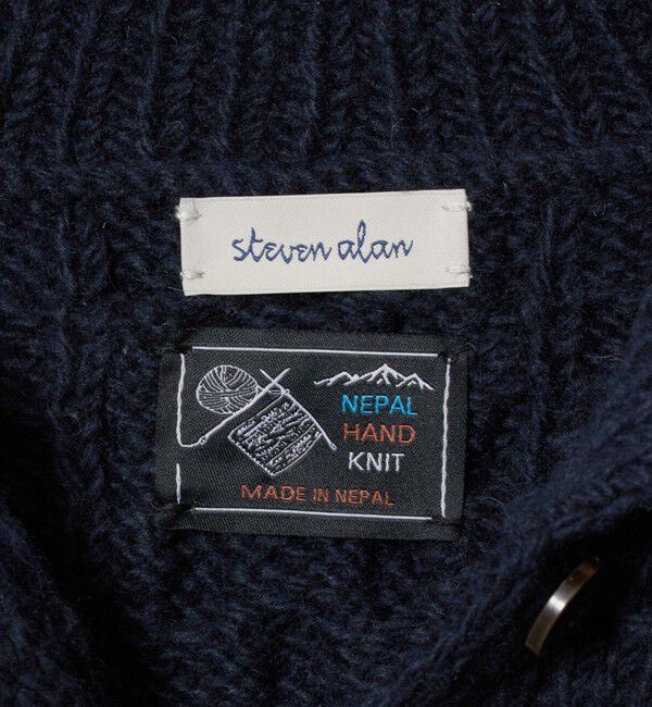 STEVEN ALAN「＜Steven Alan＞ハンド ケーブル ハイネック ニット」|カーディガン|