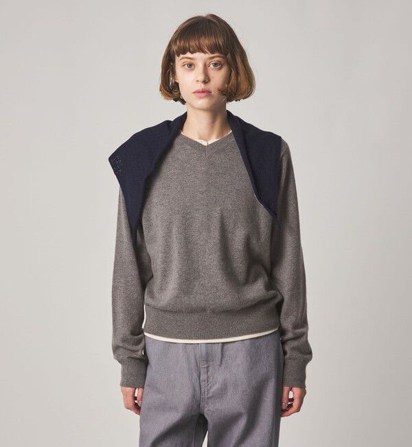 STEVEN ALAN「＜Steven Alan＞カシミヤ Vネック ニット」|ニット・セーター|MOCA
