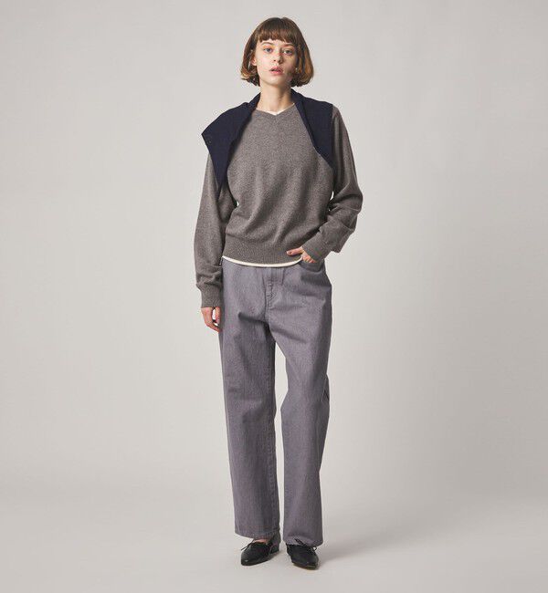 STEVEN ALAN「＜Steven Alan＞カシミヤ Vネック ニット」|ニット・セーター|