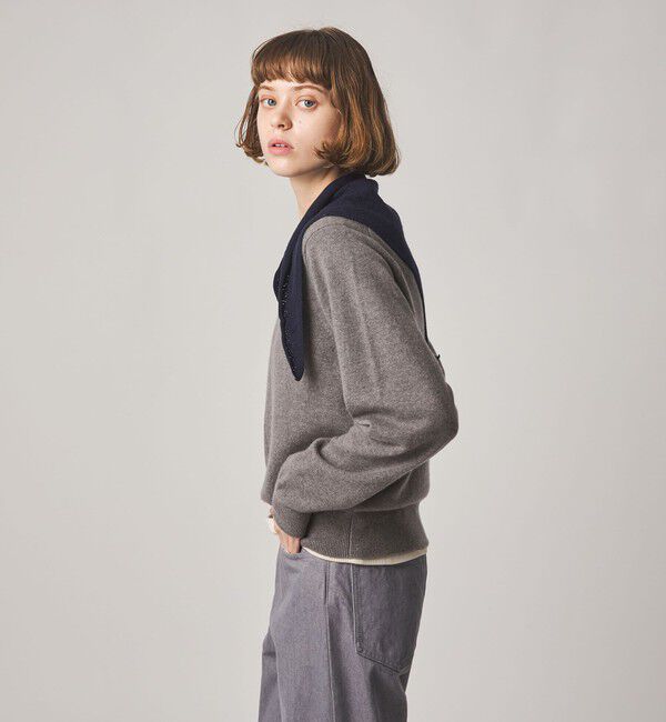 STEVEN ALAN「＜Steven Alan＞カシミヤ Vネック ニット」|ニット・セーター|