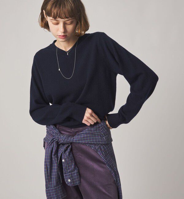 STEVEN ALAN「＜Steven Alan＞カシミヤ Vネック ニット」|ニット・セーター|