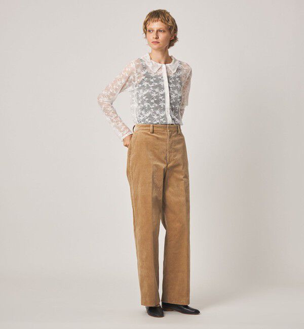 STEVEN ALAN「＜Steven Alan＞コーデュロイ ワイド トラウザーズ」|チノ|